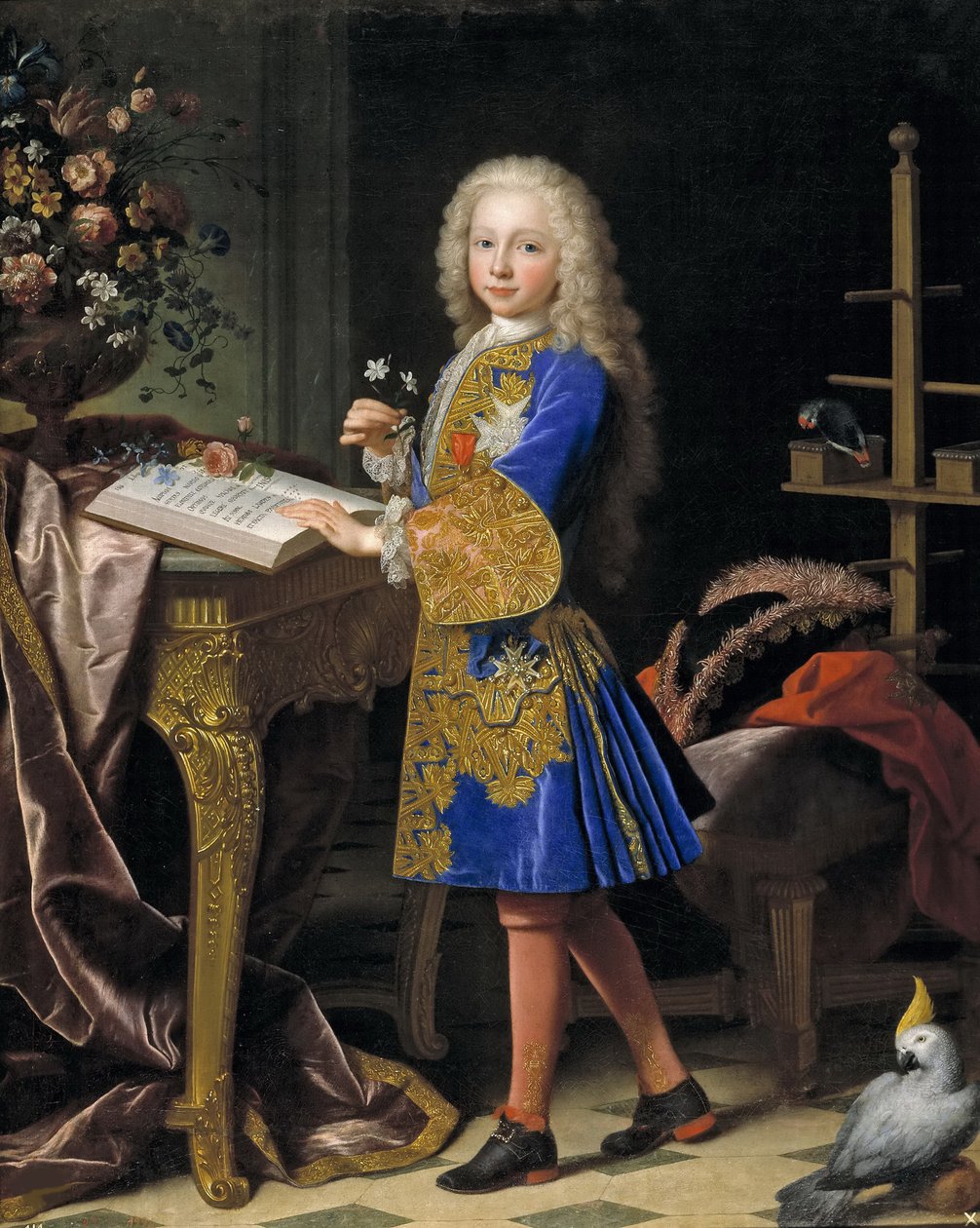 Charles III of Spain as child, 1724.  af Jean Ranc