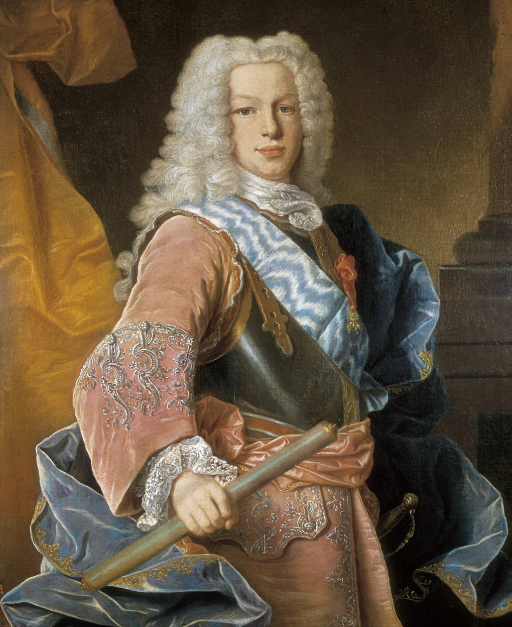 Portræt af Fernando VI. ca. 1734 (olie på lærred) af Jean Ranc