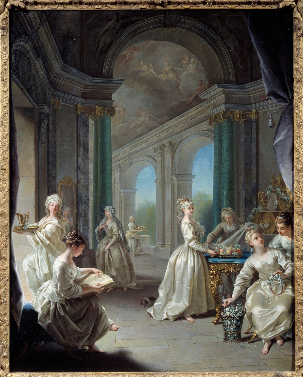 Moderne jomfruer. Maleri af Jean Raoux (1677 - 1734) af Jean Raoux