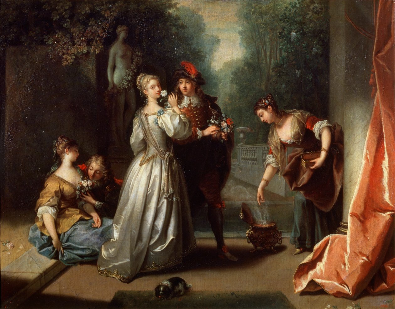 Lugt fra serien De fem sanser, slutningen af 1720