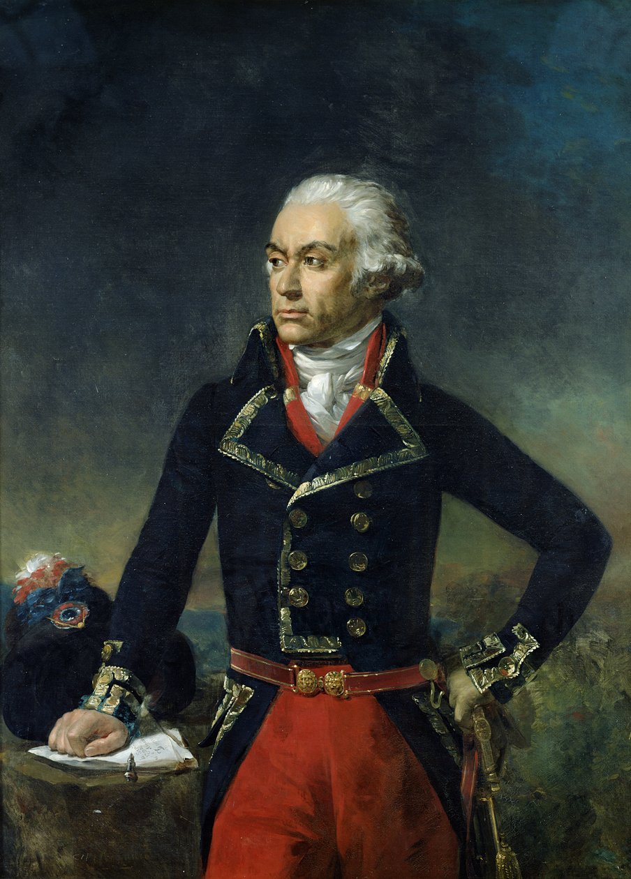 Charles-Francois du Perier Dumouriez (1739-1823) efter et maleri af Jean Antoine Houdon, 1834 af Jean Sebastien Rouillard