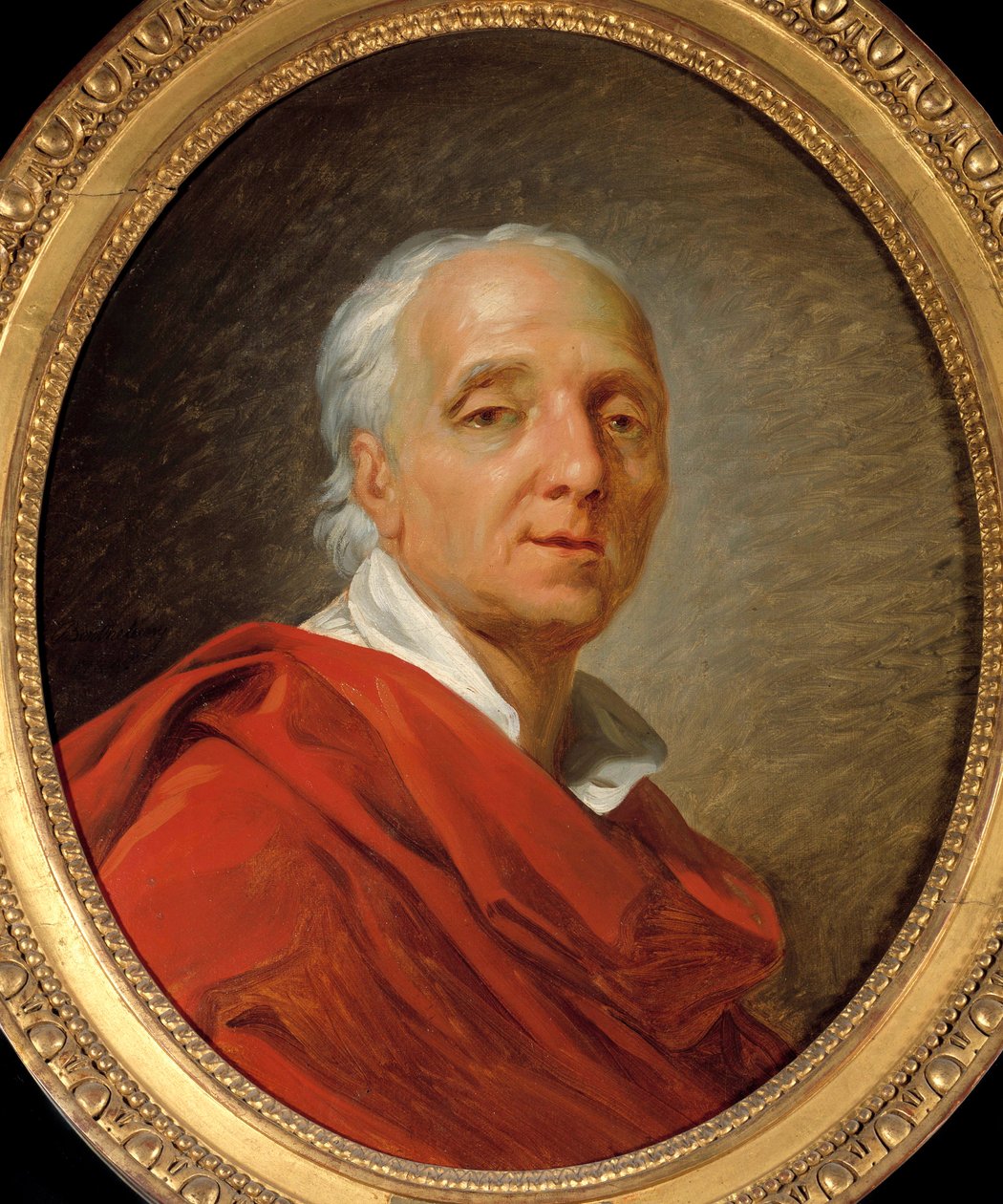 Age of Enlightenment: "" Portræt af Denis Diderot (1713-1784), forfatter og filosof"" Maleri af Jean Simon Berthelemy (1743-1811) 1784 Dim. 0,55 x 0,46 m. Paris, Carnavalet Museum af Jean Simon Berthelemy