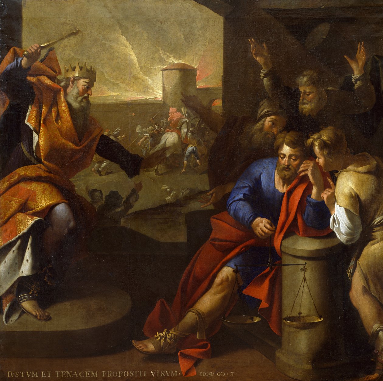 The Judgment of Horace, af Jean Tassel (1608-1667) af Jean Tassel