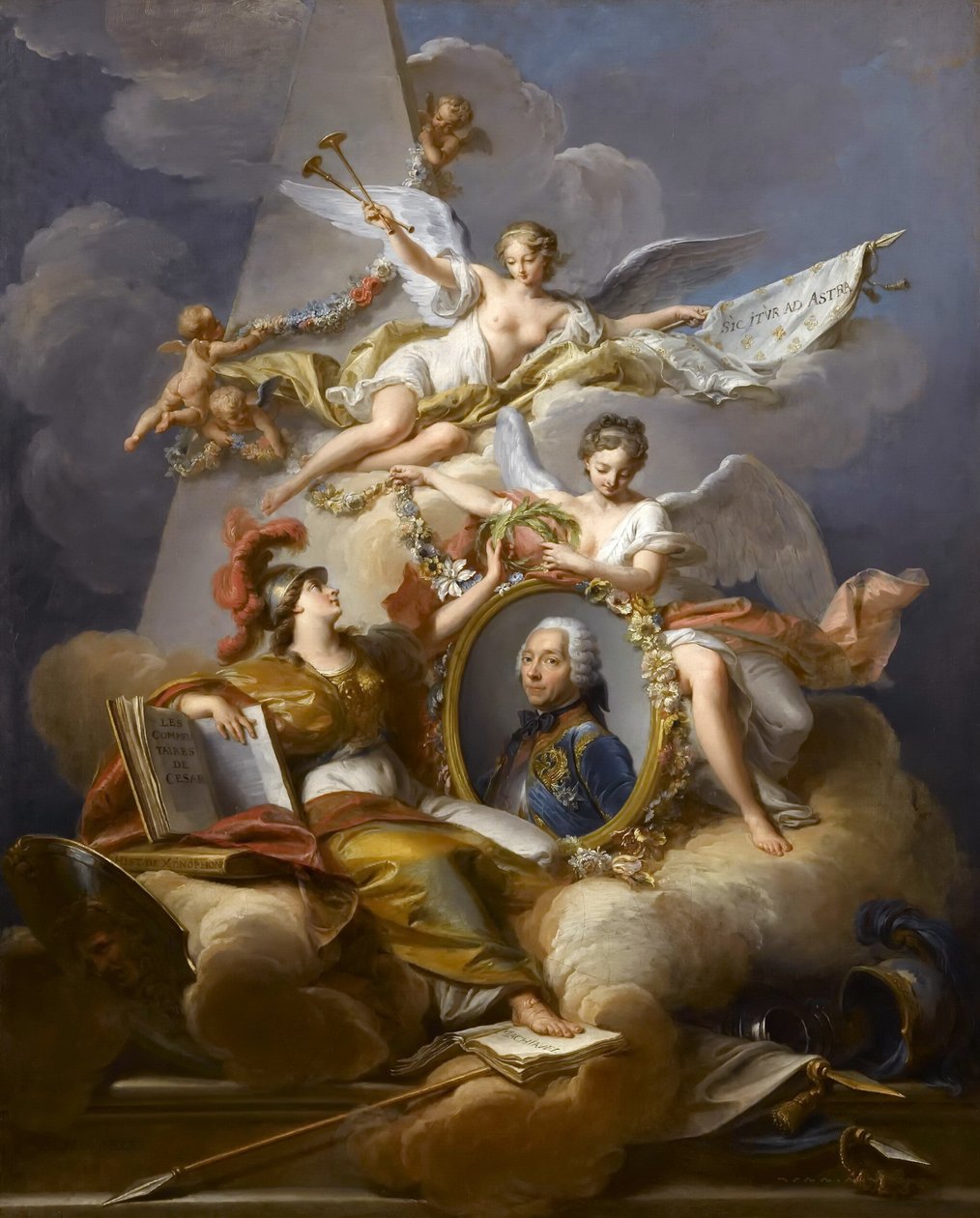 Charles Louis Auguste Fouquet, hertug af Belle-Isle 1684-1761 af Jean Valade