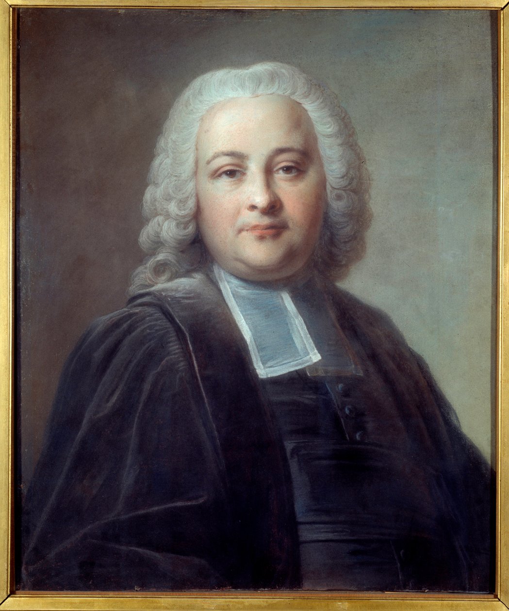 Portræt af Chretien Guillaume de Lamoignon de Malesherbes (1721-1794) Kongens advokat under konventionen. Pastel af Jean Valade (1709-1787) af Jean Valade