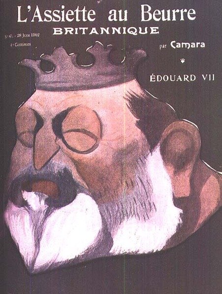 Edward VII, konge af England, kejser af Indien, forside af 