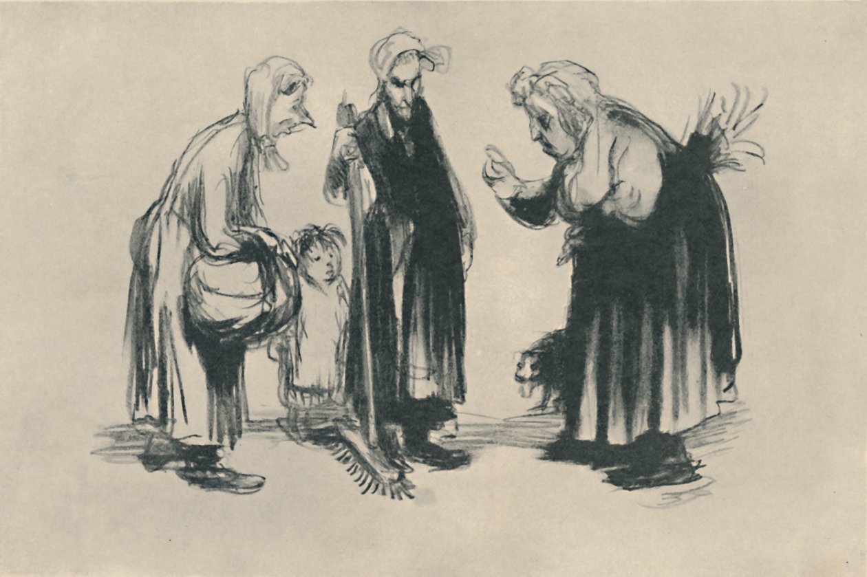 Romanen i La Portière, 1919 af Jean Veber