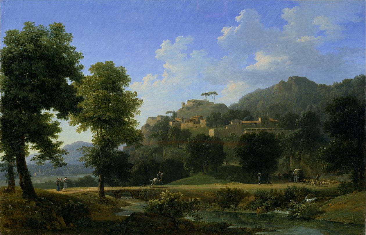Italien Landskaber af Jean Victor Bertin