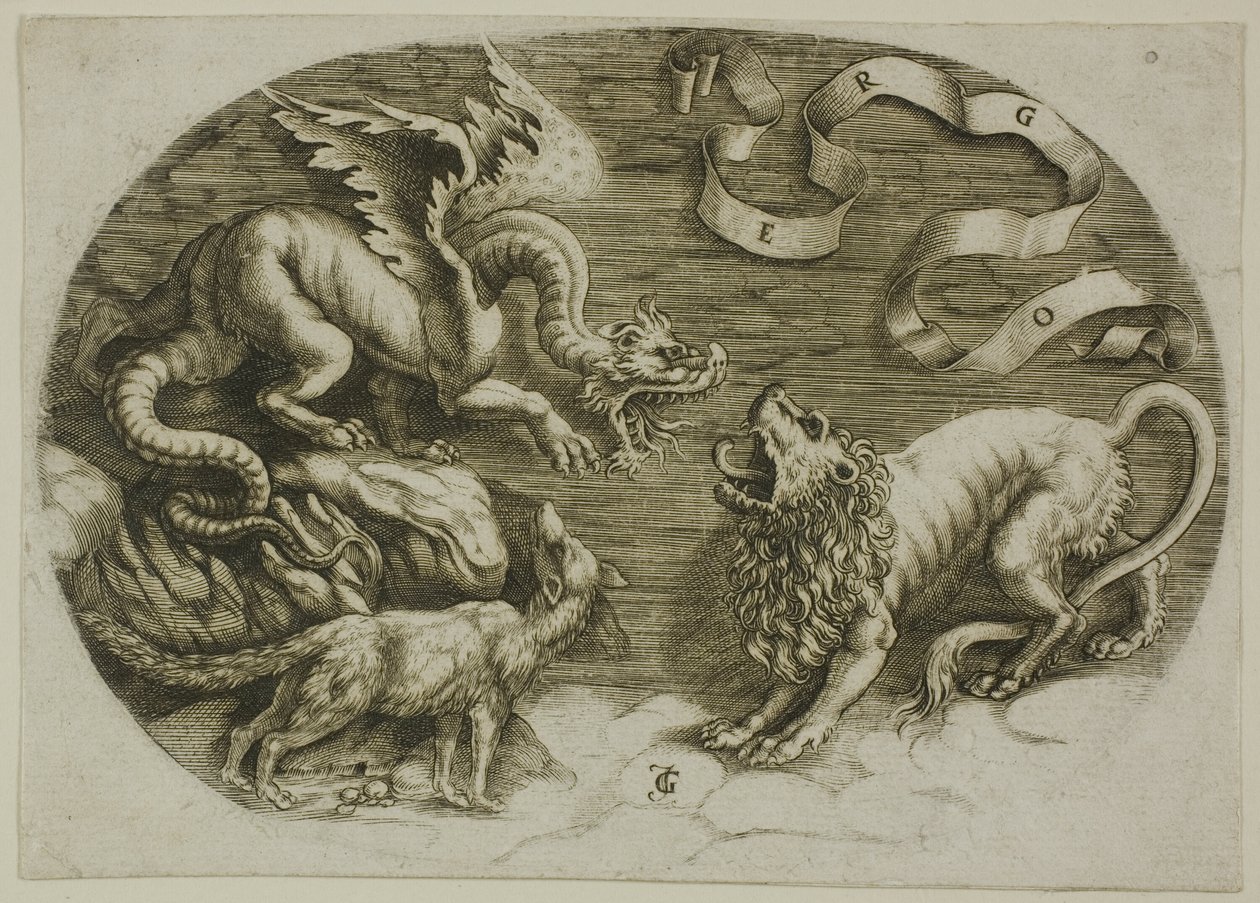 Løve, drage og ræv af Jean de Gourmont