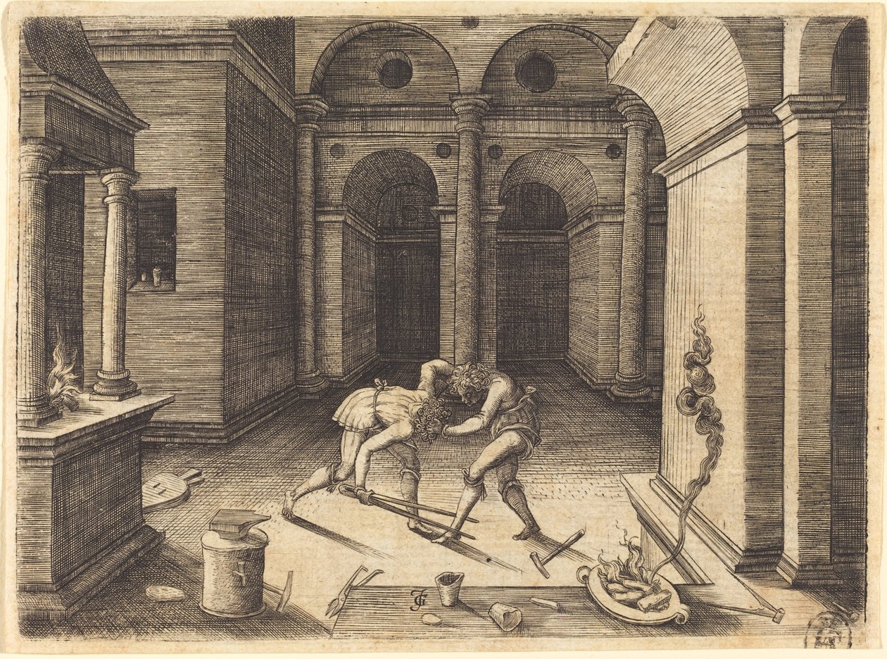 To lærlinge kæmper af Jean de Gourmont I