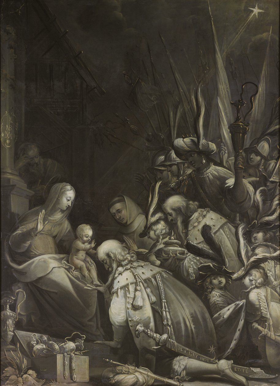 Tilbedelse af Magi, 1636 af Jean de Saint Igny