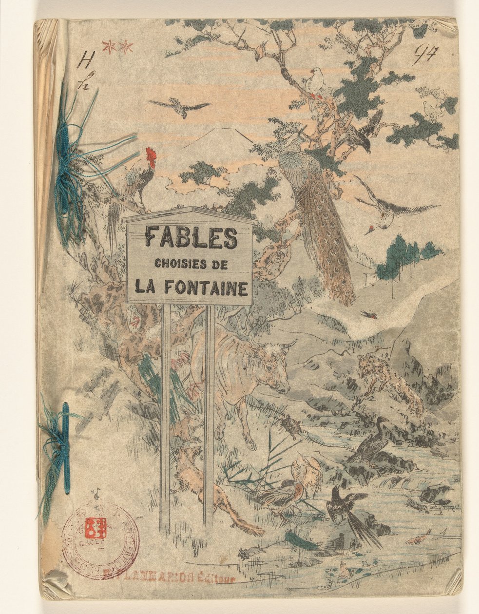 Fontaines fabler - Anden del Fables choisies de la Fontaine - tome second (titel på objekt) af Jean de la Fontaine
