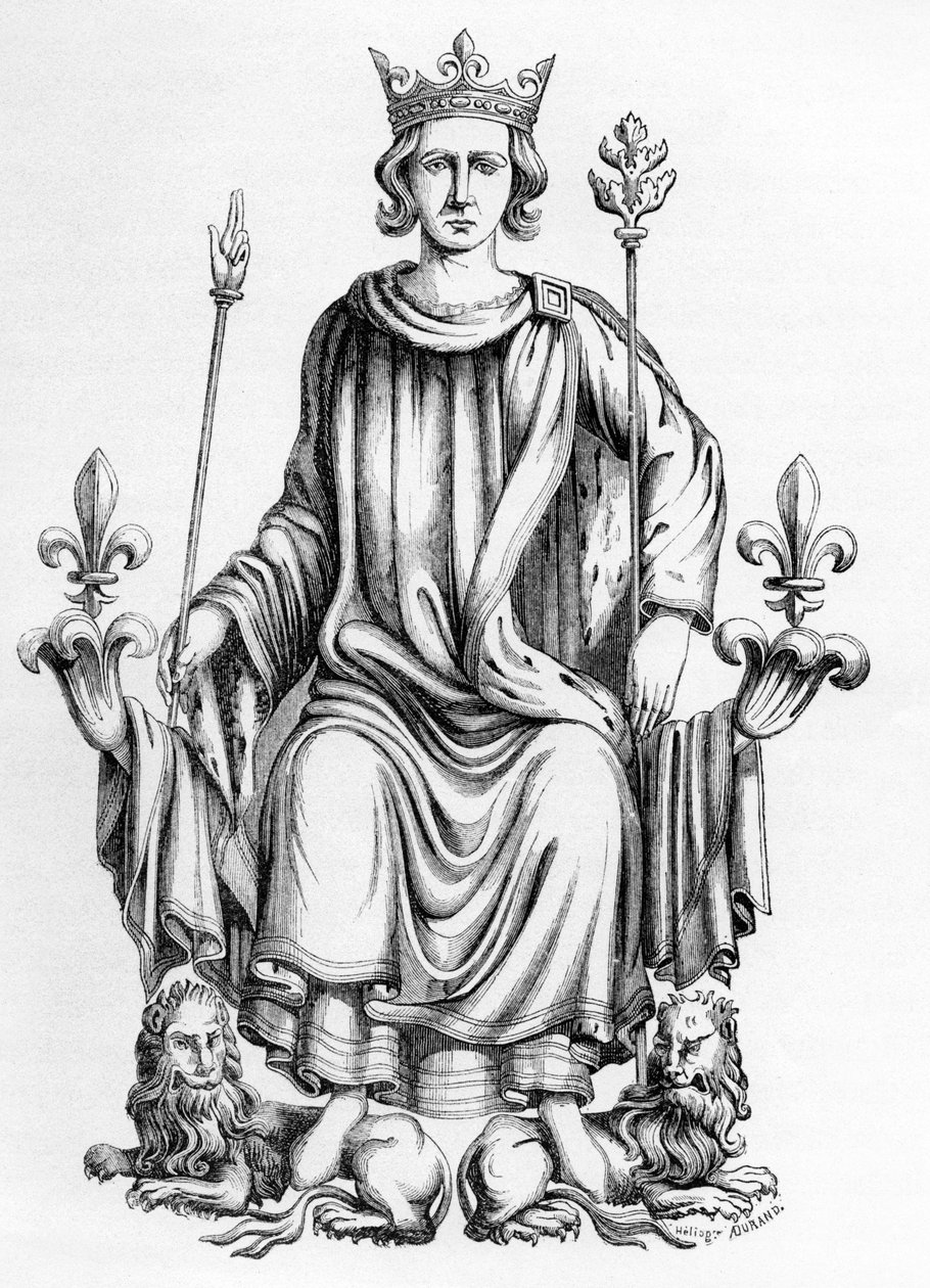 Charles VI, konge af Frankrig, illustration fra 