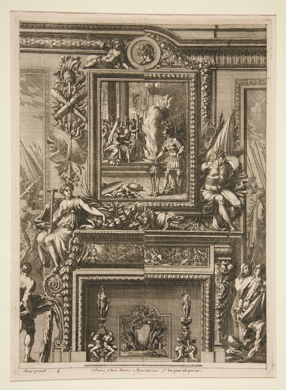 Store romerske pejse af Jean le Pautre