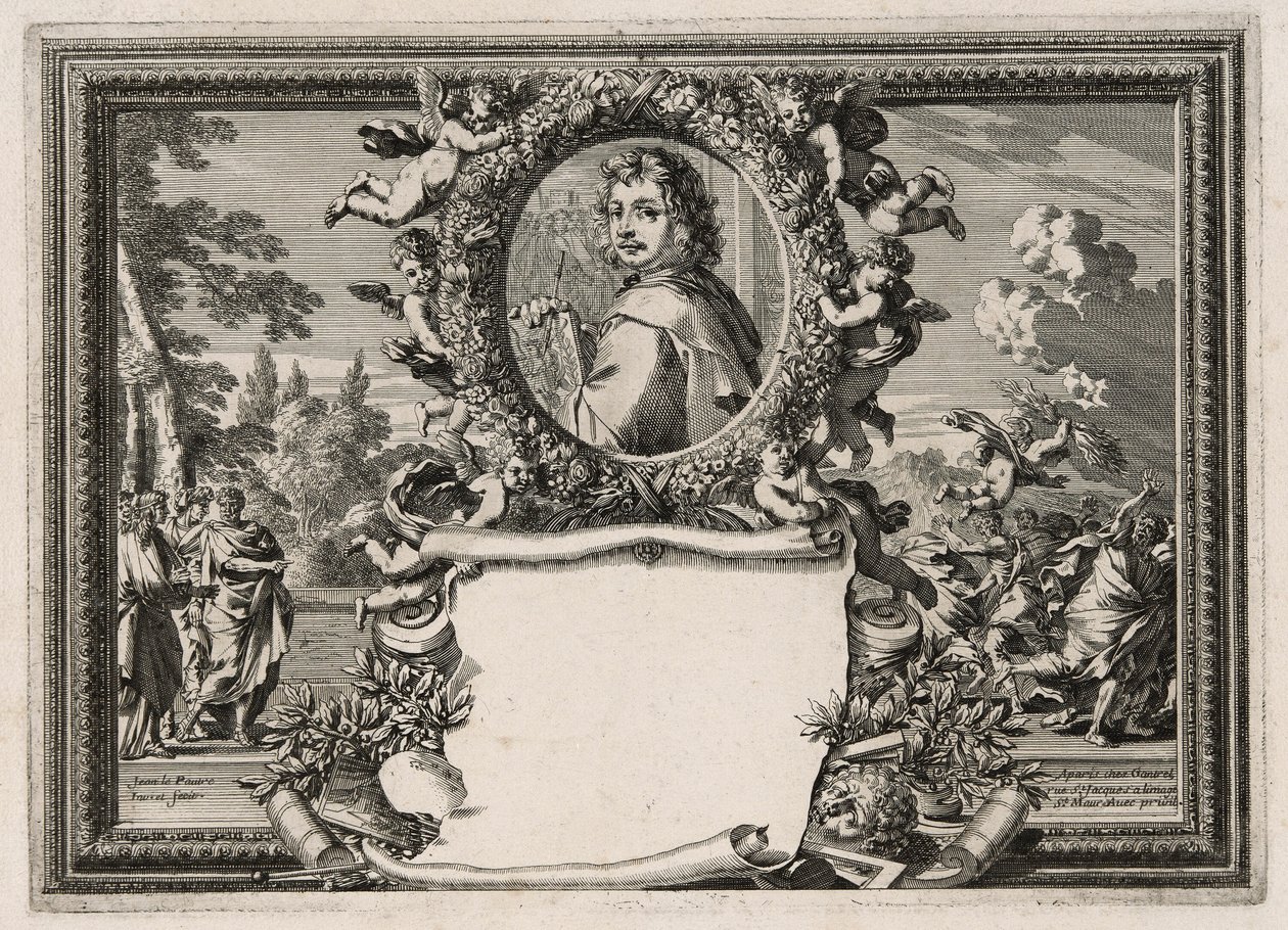 Selvportræt af Jean le Pautre