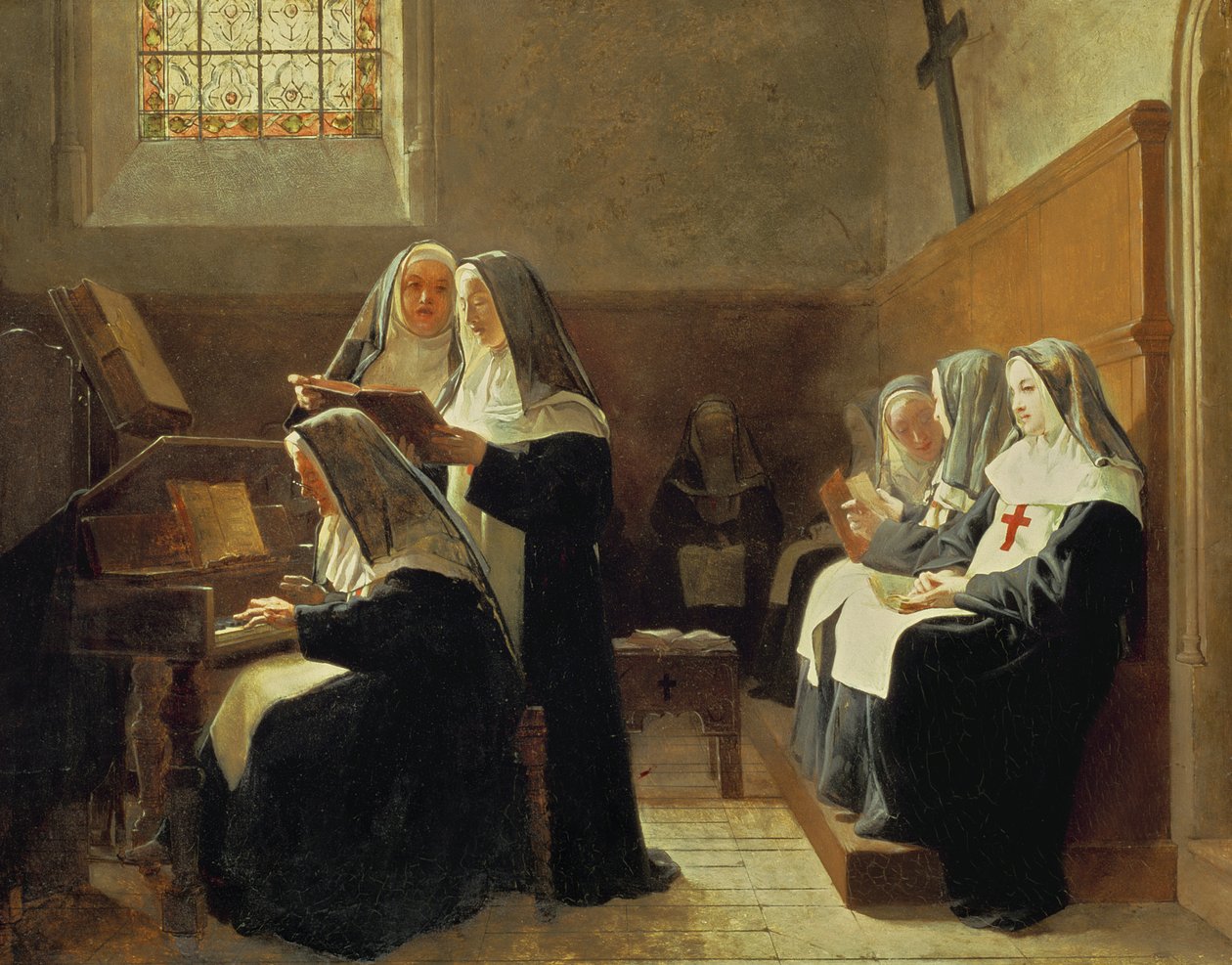 Klosterkoret, 1865 af Jean or Jehan Georges Vibert