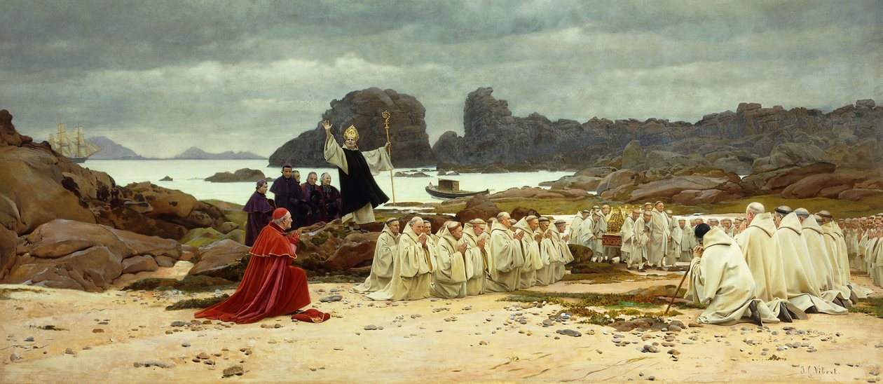 Relikviernes tilbagevenden; Relikviernes tilbagevenden, af Jean or Jehan Georges Vibert