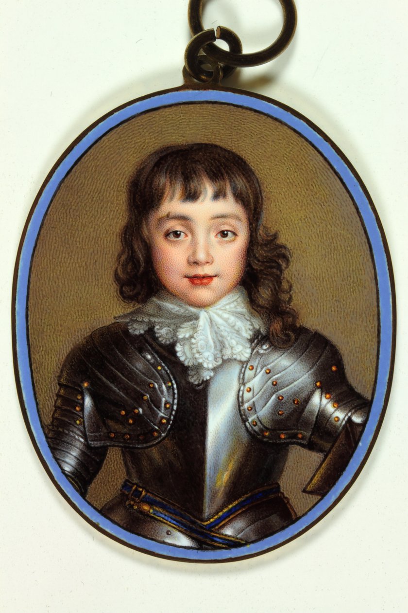 Charles, Prins af Wales, senere Charles II af Jean the Elder Petitot