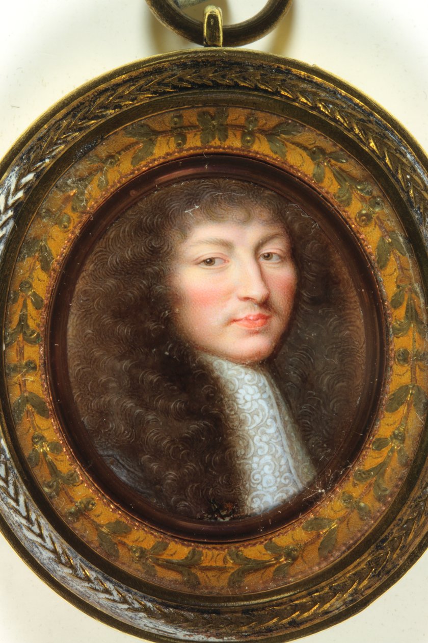 Ludvig XIV, konge af Frankrig (emalje) af Jean the Elder Petitot