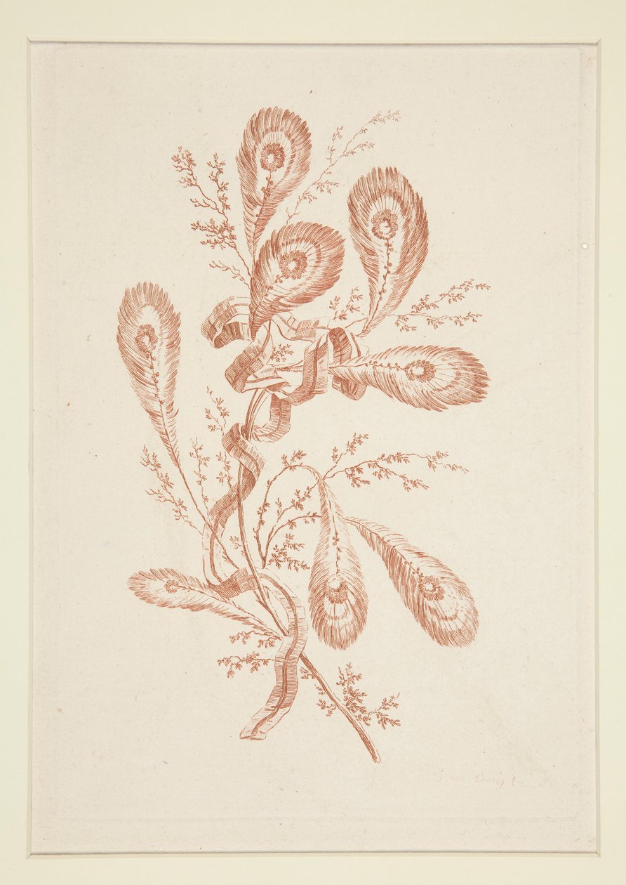 Uden titel (Ideelle blomster), fra et sæt på seks af Jeanne Deny