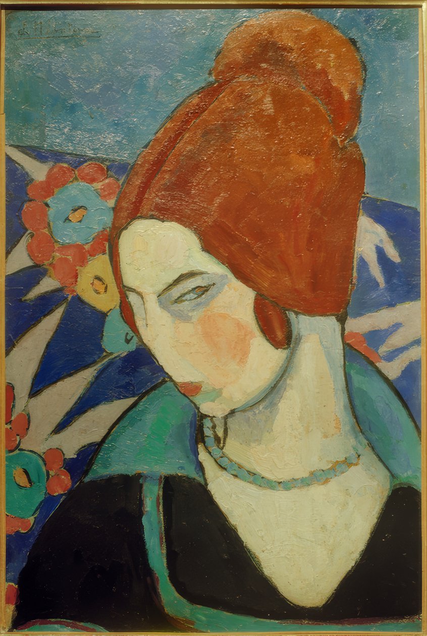 Selvportræt, 1916 af Jeanne Hébuterne