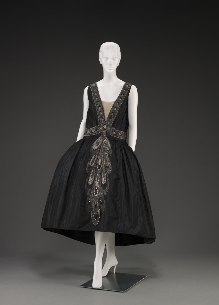 Aftenkjole (Robe De Style) (blandet medier) af Jeanne Lanvin