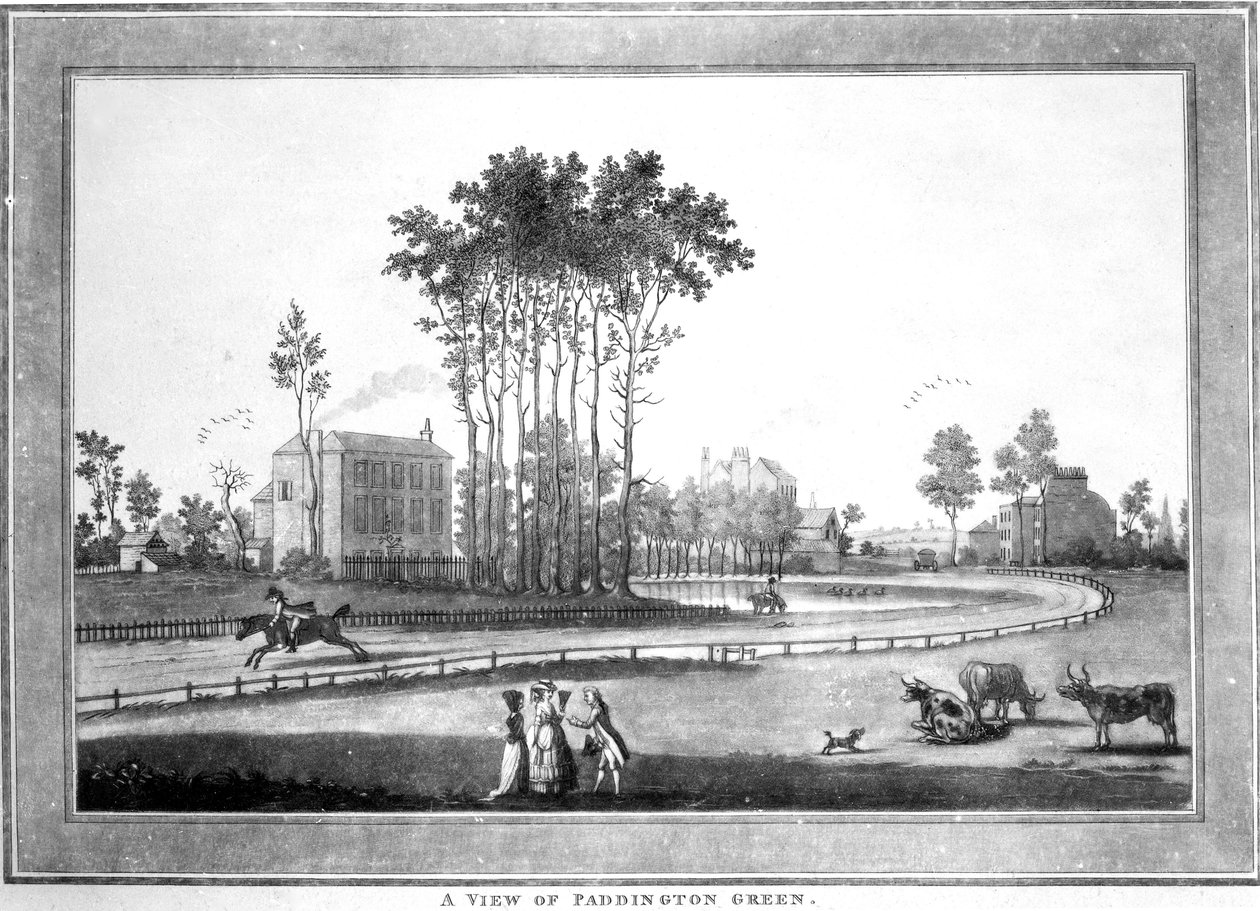 A View of Paddington Green, 1782-3 (akvatint) af Jefferyes Hammett O