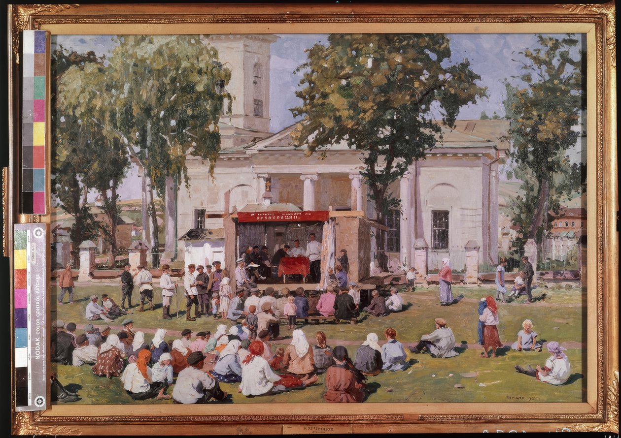 Samarbejdsdag i landsbyen af Jefim Michailowitsch Tschepzow