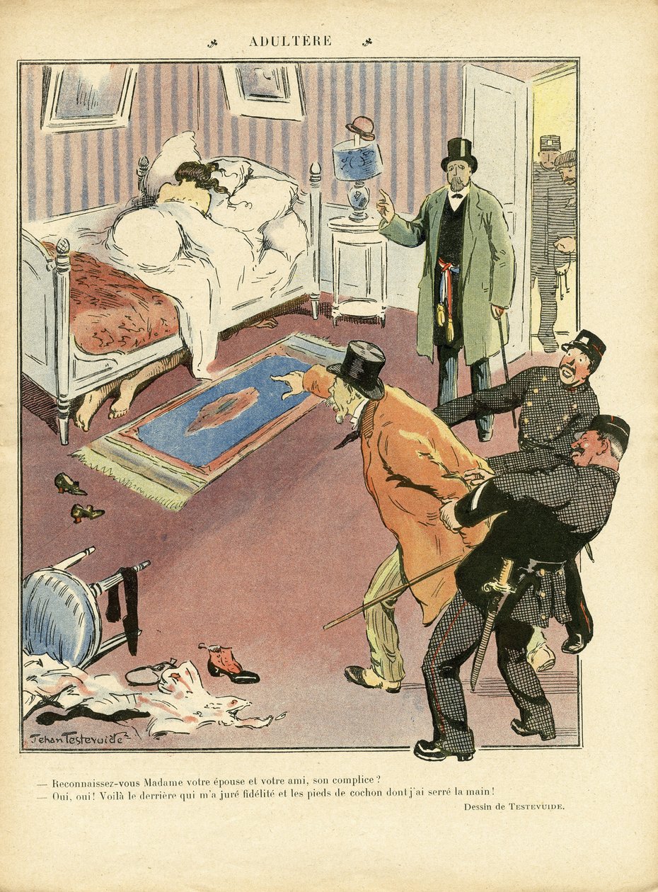 Illustration af Jehan Testevuide (1873-1924) i Le Lire af Jehan Testevuide