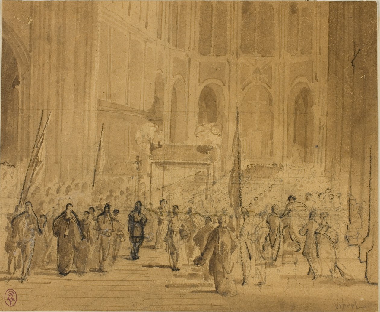 Kroning af en prins af Jehan Georges Vibert