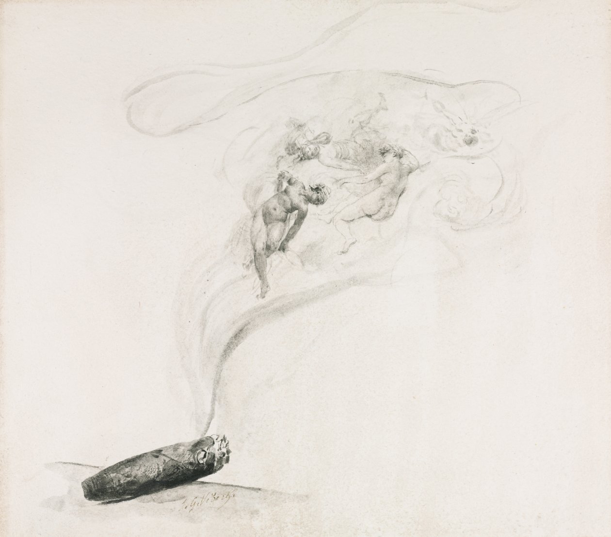 I Røgen af Jehan Georges Vibert