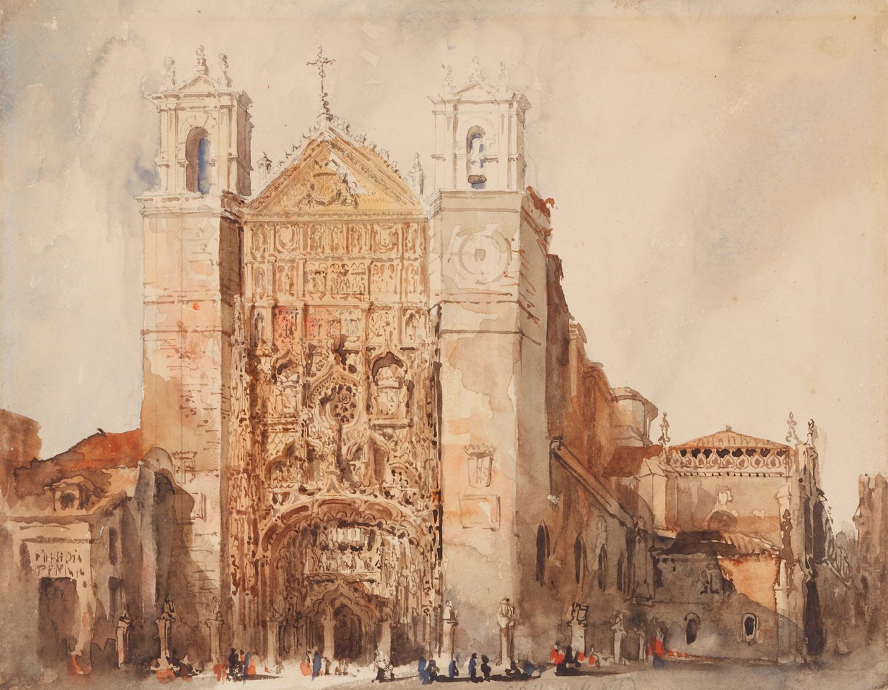 Saint Paul Kirke, Valladolid af Jenaro Pérez Villaamil