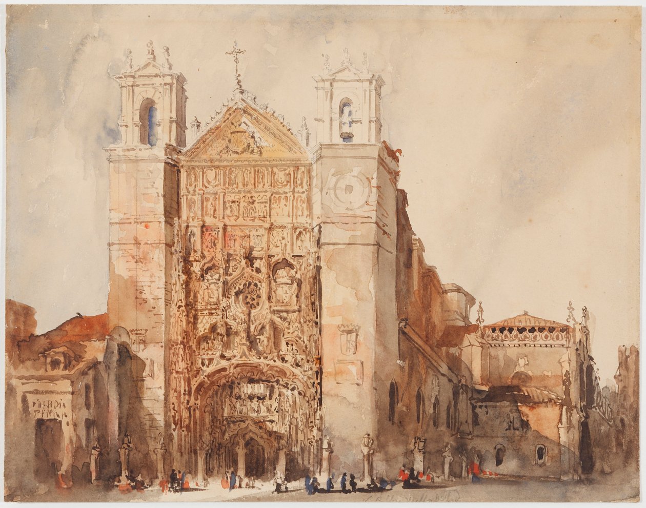 Saint Paul Kirke, Valladolid af Jenaro Pérez Villaamil
