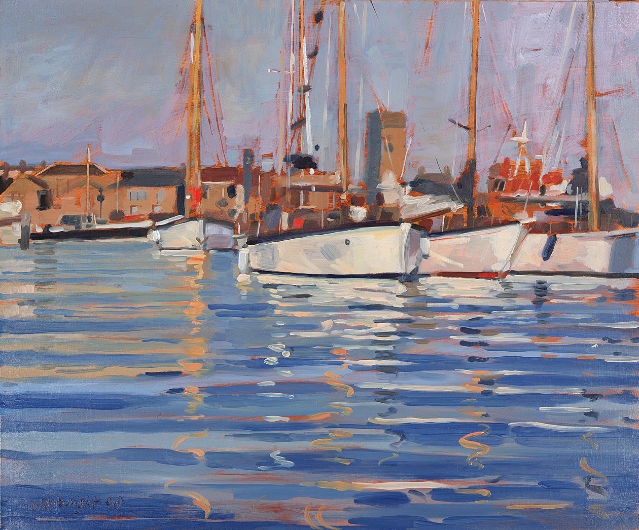 Isle of Wight - Old Gaffers, 2000 af Jennifer Wright