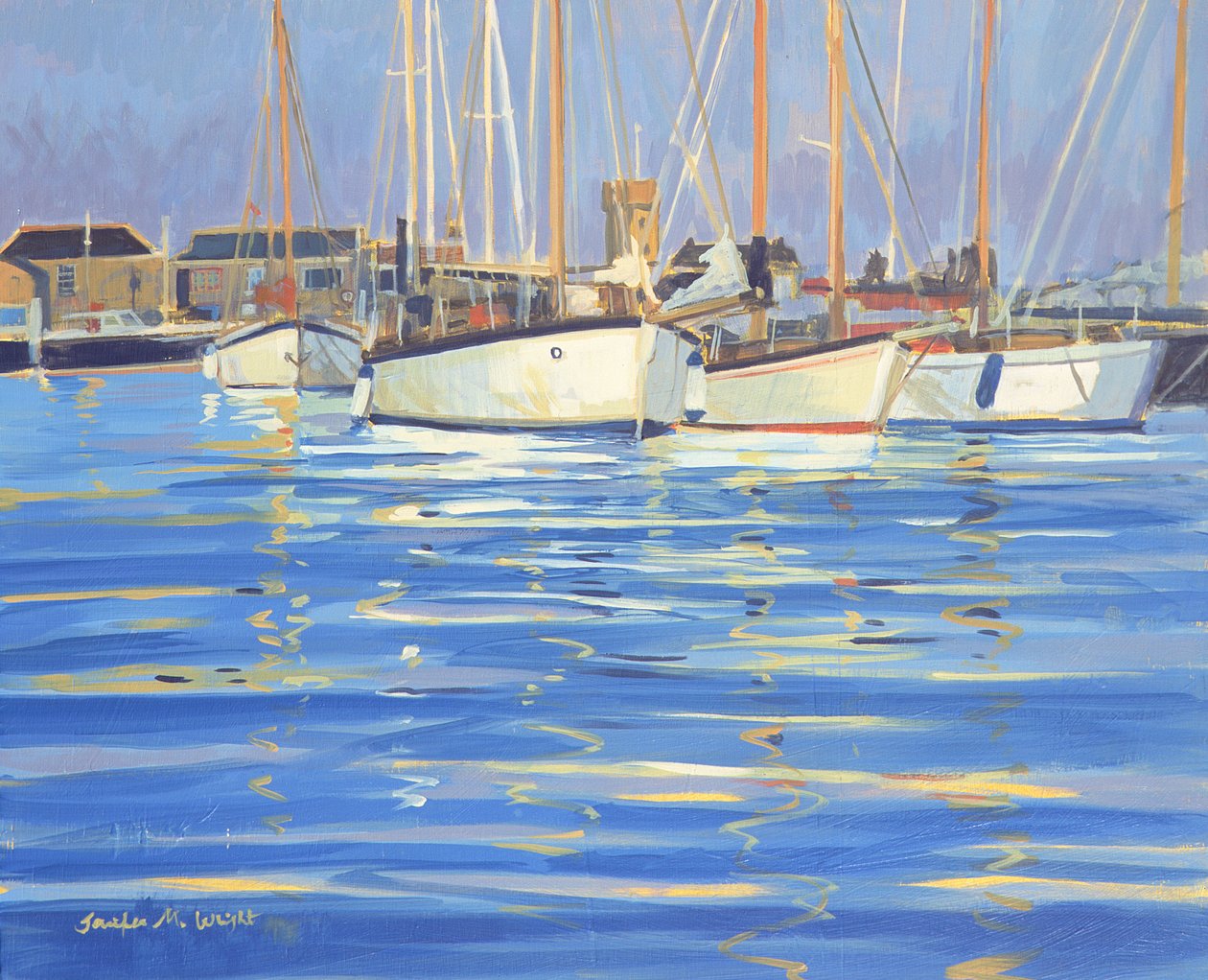 Isle of Wight Old Gaffers, 2000 af Jennifer Wright