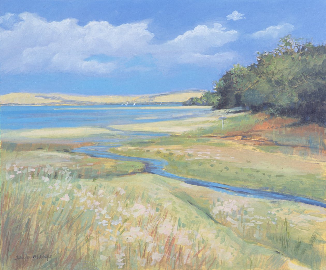 Kingsbridge Estuary 2, 2008 af Jennifer Wright