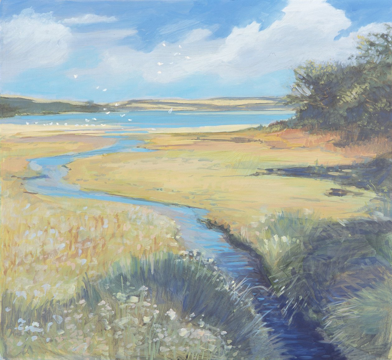 Kingsbridge Estuary, 2008 af Jennifer Wright