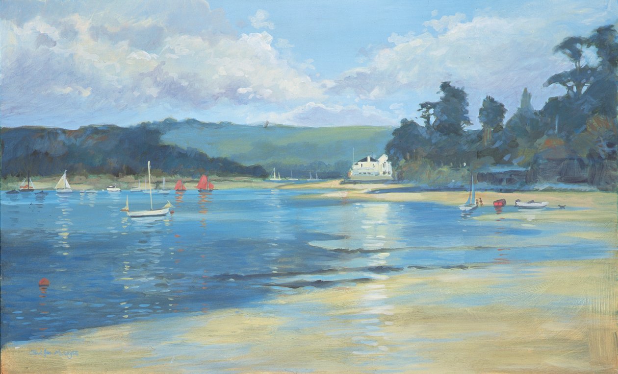 Salcombe - Late Afternoon Light, 2008 af Jennifer Wright