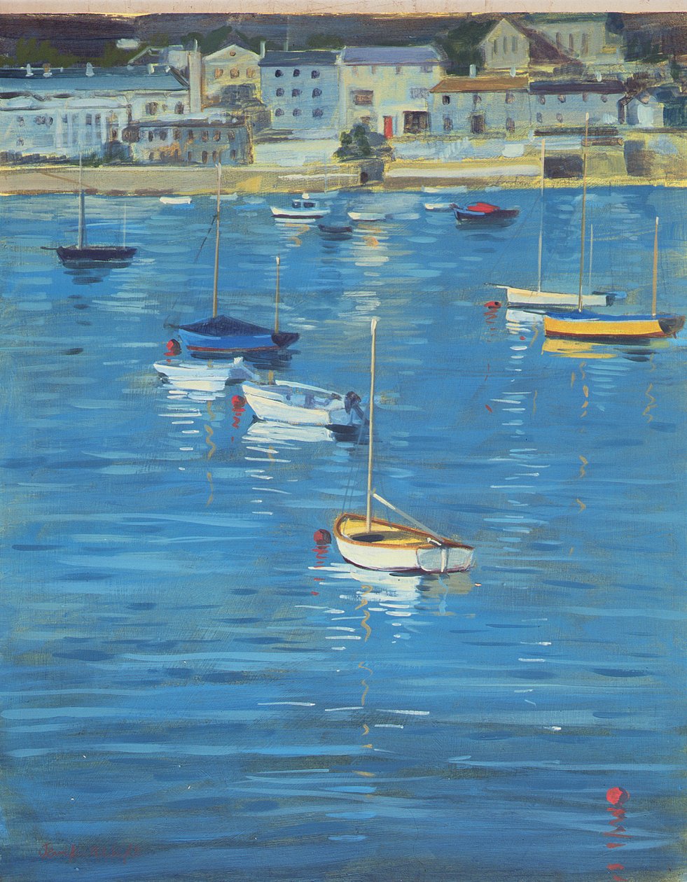 Salcombe, Sparkling Morning, 2002 af Jennifer Wright