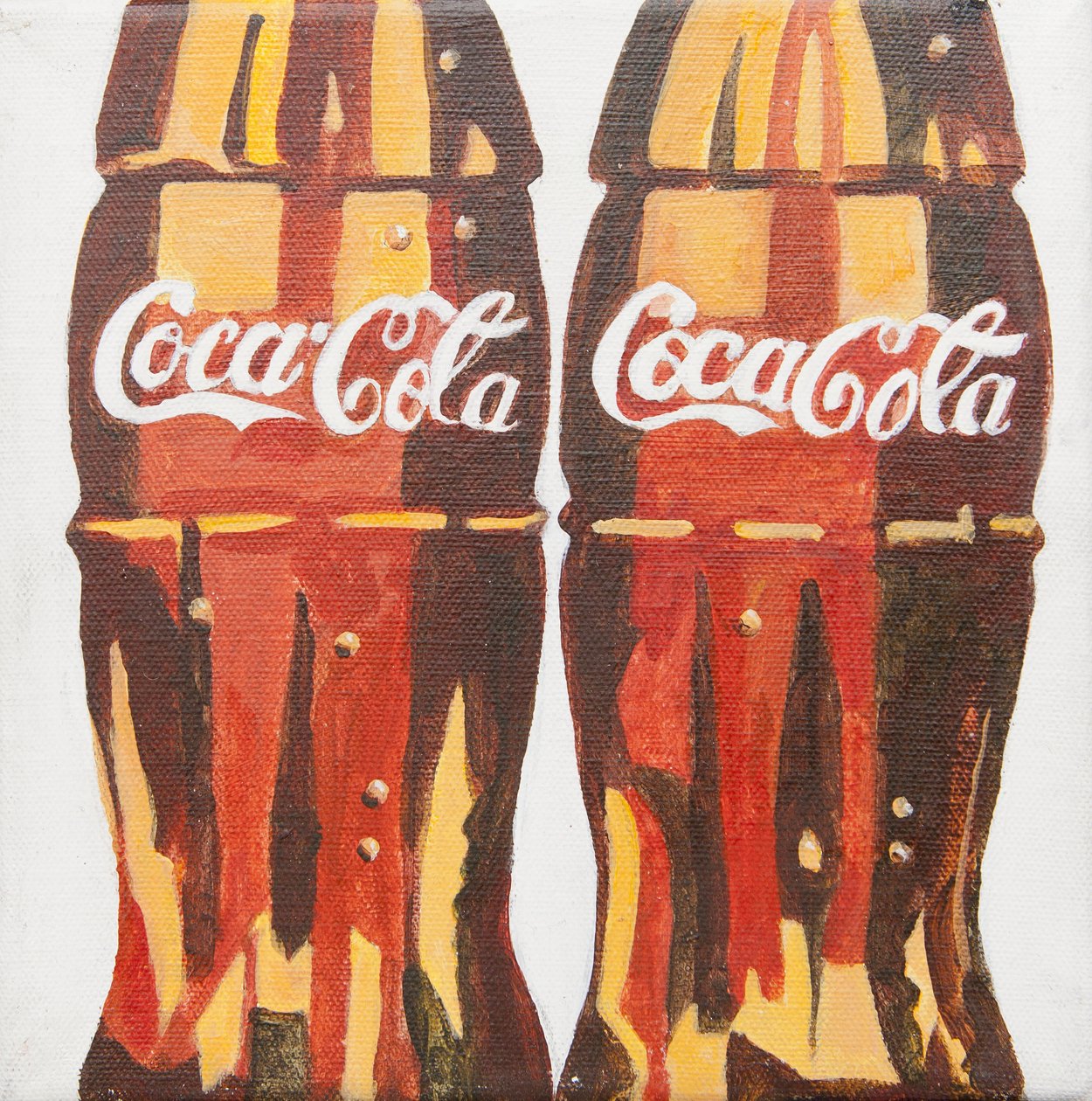 Coca Cola-flasker (akryl) af Jennifer Abbott