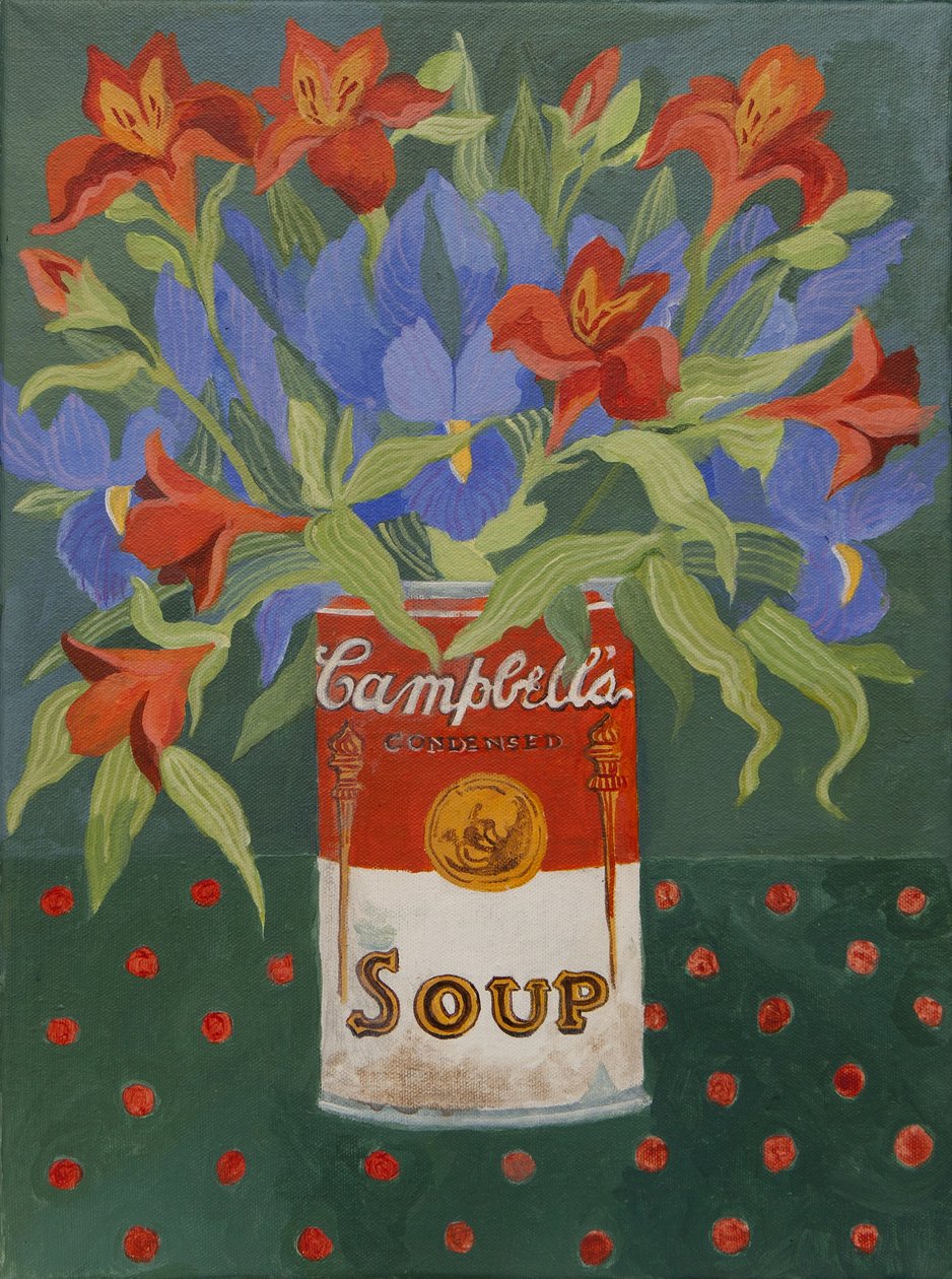 Iris og alstromeiria i Campbell