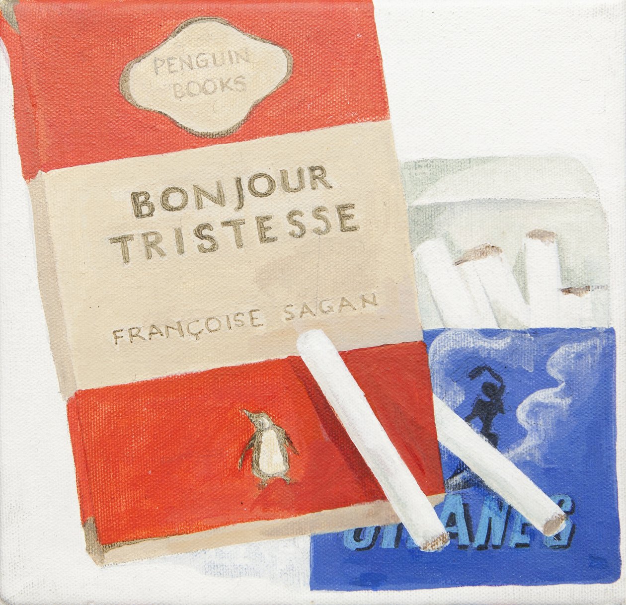 Penguin-bog, Gitanne Cigarettes (akryl) af Jennifer Abbott