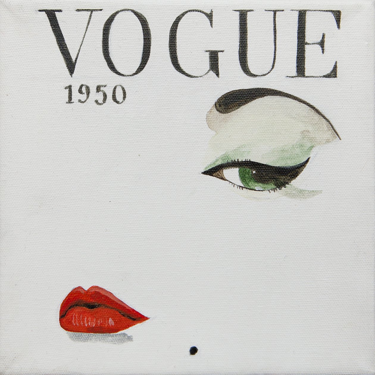 Vogue-omslag (akryl) af Jennifer Abbott
