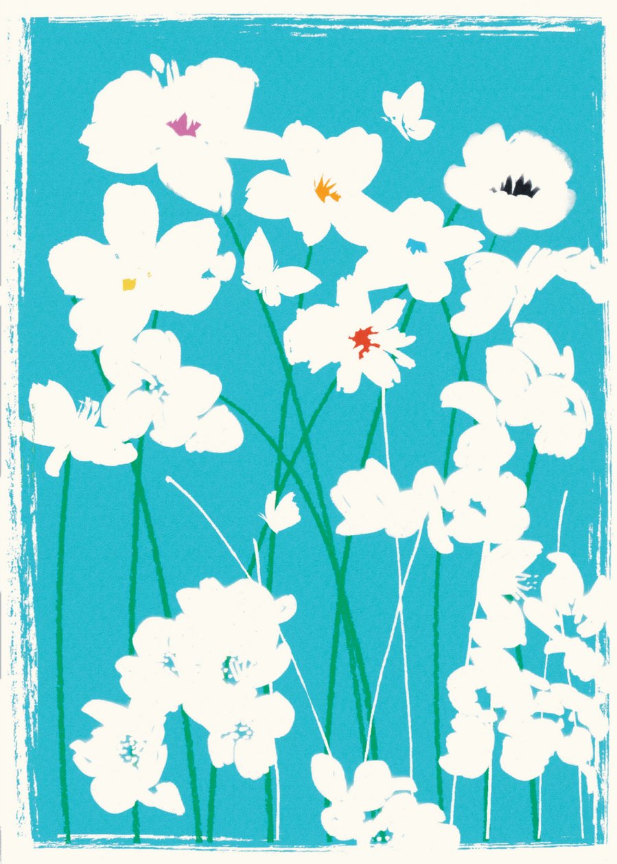 turkise blomster af Jenny Frean