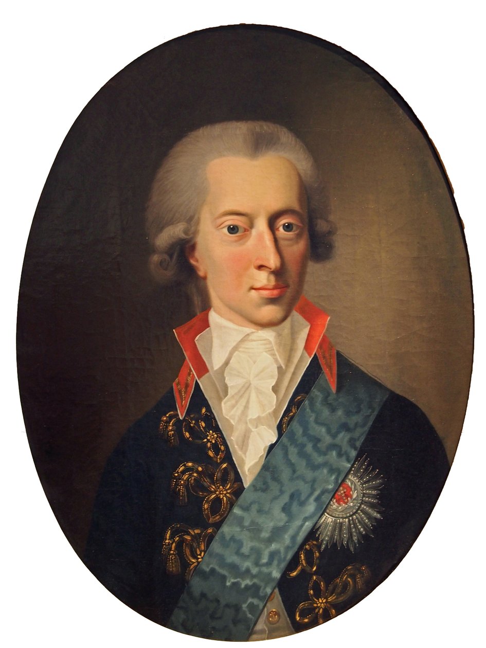 Portræt af Christian VII af Danmark af Jens Juel