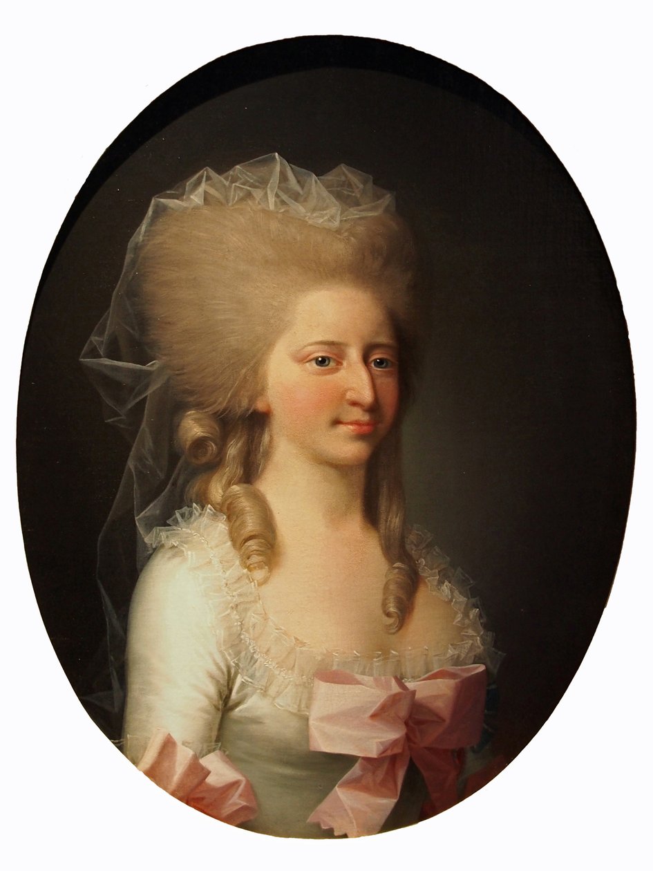 Portræt af Louise Augusta af Danmark af Jens Juel