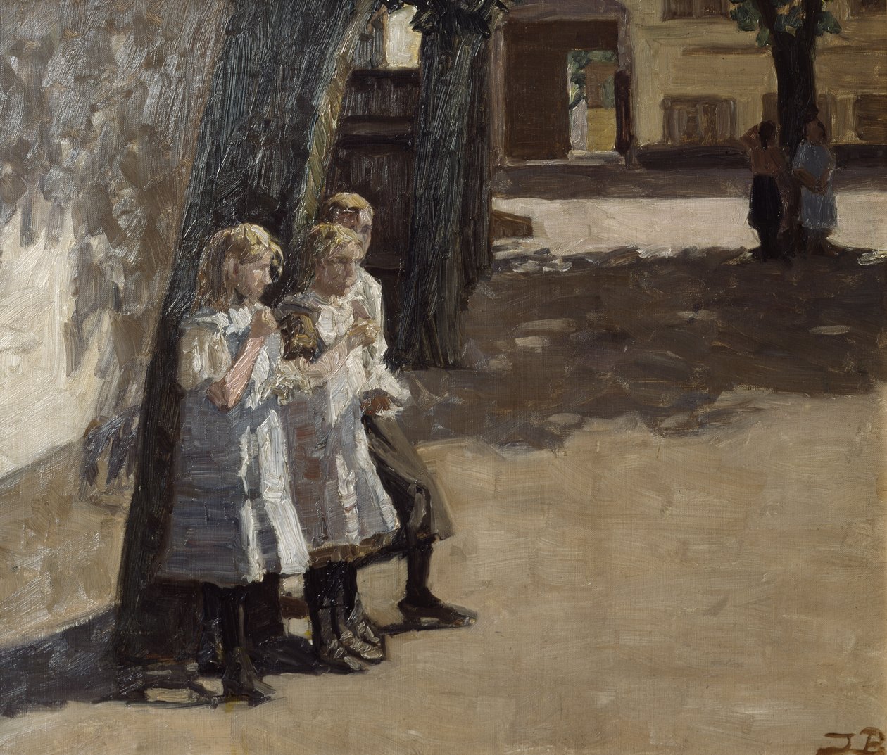 Skolegården af Jens Birkholm