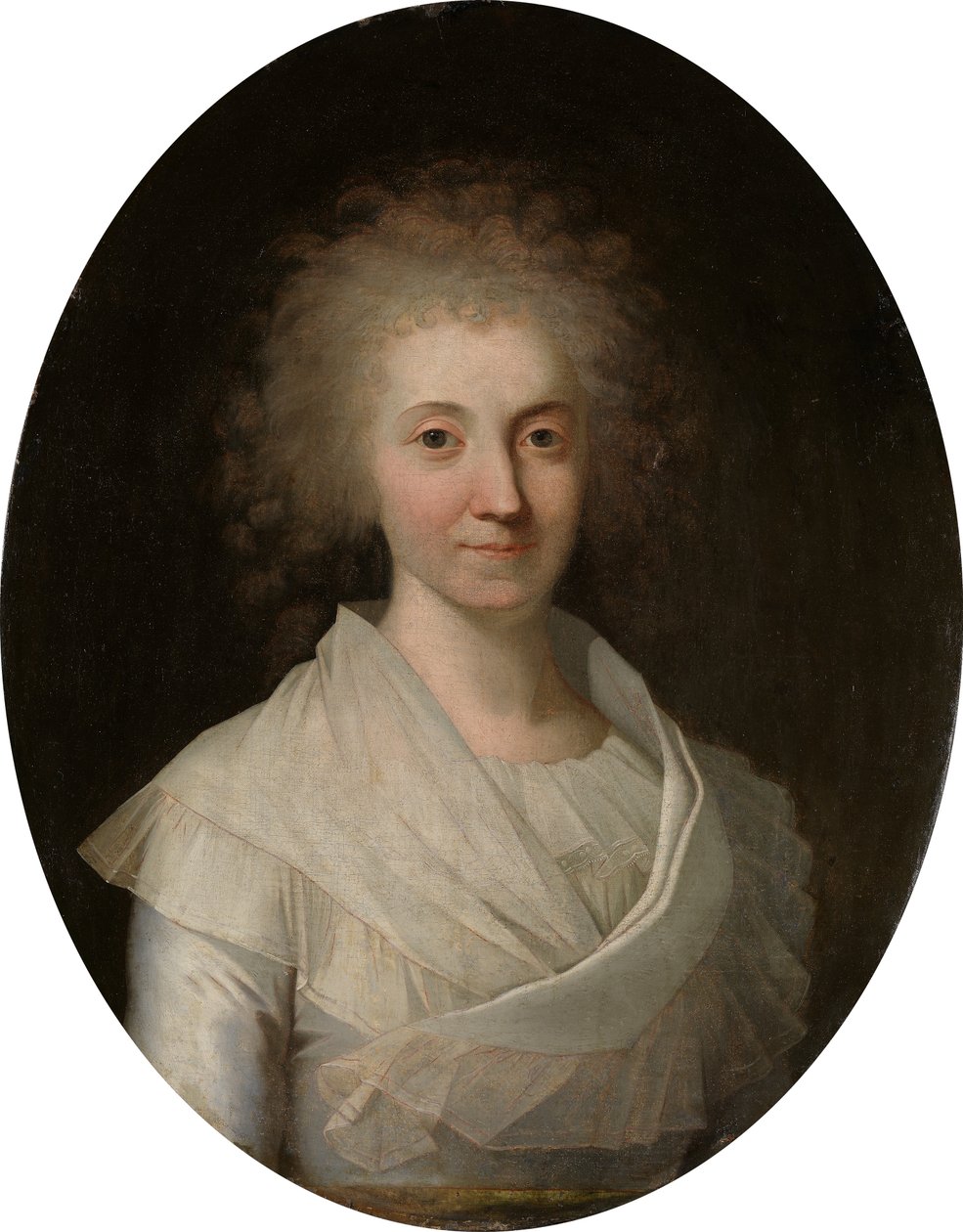 Danish: Portræt af Maren Juel Portrait of Maren Juel af Jens Juel