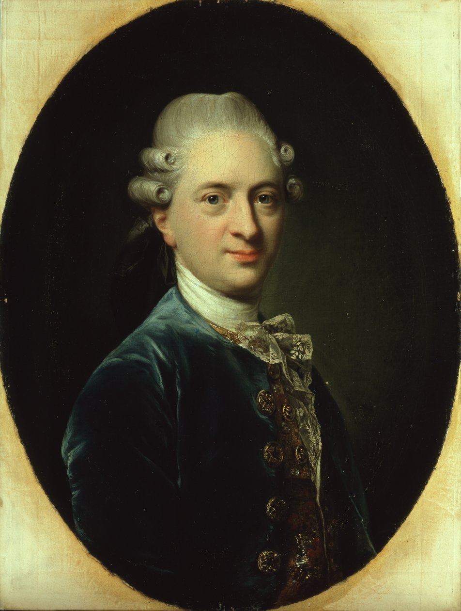 Portræt af Vincent Lienau, 1772 (se 148183 for par) af Jens Juel