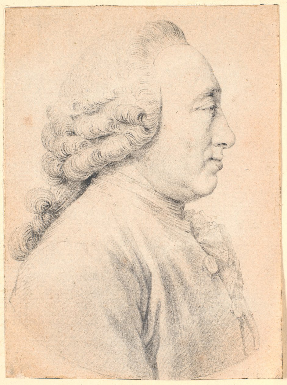 Portræt af den schweiziske naturvidenskabsmand og filosof Charles Bonnet (1720-93) af Jens Juel